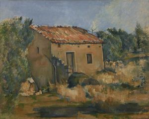 Abandoned House near Aix-en-Provence by Paul Cezanne