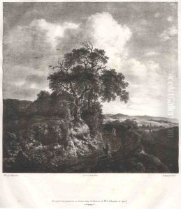 Dunenlandschaft mit einem Jager Dunenlandschaft mit einem Jager