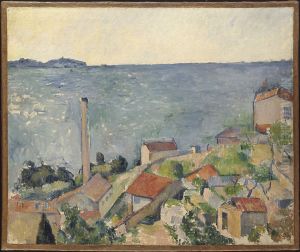 La Mer a l'Estaque by Paul Cezanne