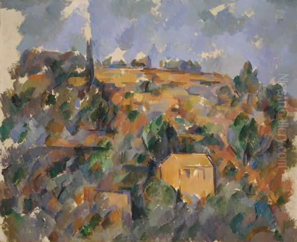 Maisons sur la colline, Provence - view 1