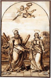 Sant'andrea E Santa Lucia by Vincenzo Chialli