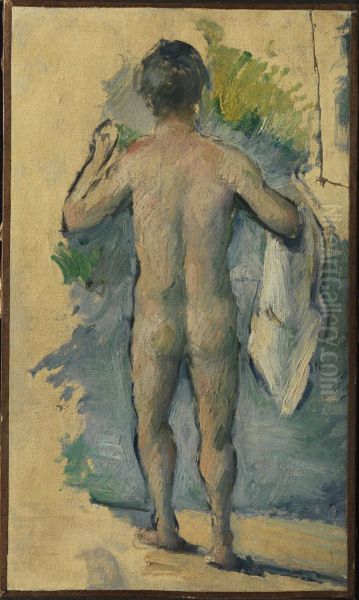Standing Bather Seen from Behind - view 1