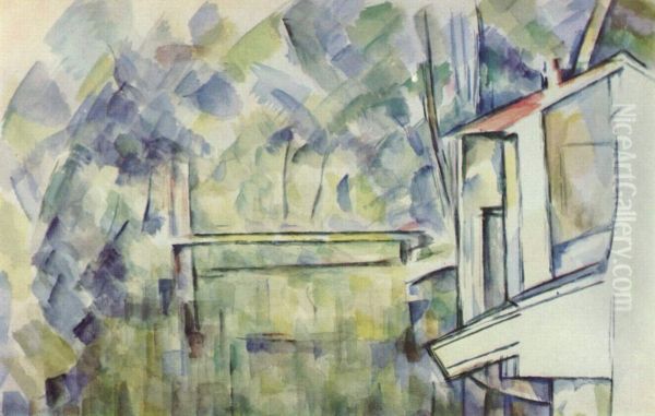 Moulin sur une riviere - view 1