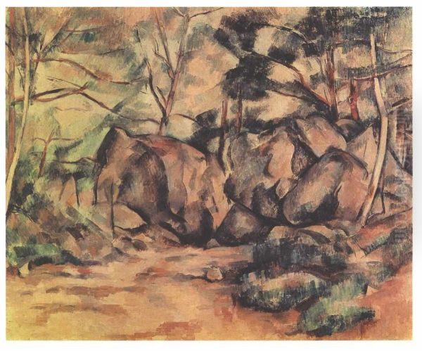 Rochers dans le bois - view 1