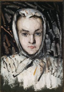 Portrait de Marie Cezanne, soeur de l'artiste by Paul Cezanne