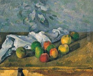 Pommes et Serviette by Paul Cezanne