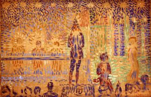 Etude pour "Parade de cirque" by Georges Seurat