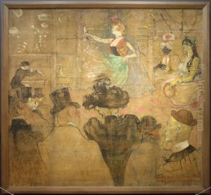 La danse mauresque by Henri de Toulouse-Lautrec by Henri De Toulouse-Lautrec