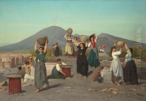 Fouilles a Pompei by Edouard Sain