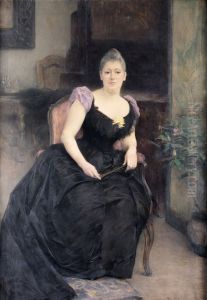Portrait de Madame Dreyfus by Raphael Collin