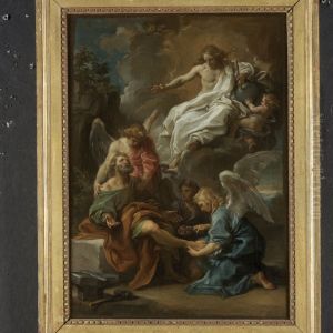 Christ Appearing to St. Ampelius by Pompeo Batoni