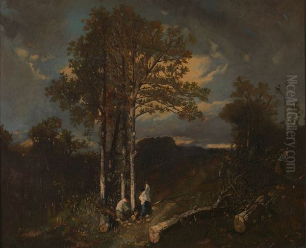 Landscape with Woodchoppers - view 1