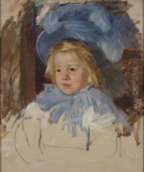 Simone in a Blue Bonnet - view 1