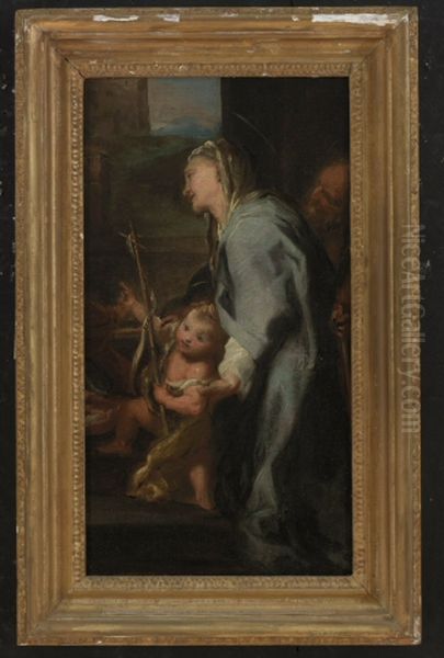Young St. John the Baptist with Elizabeth and Zachariah - view 1