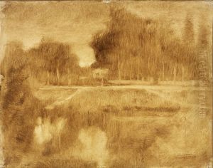 Landscape in the Orne by Eugene Carriere