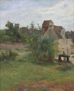 La Ferme de Busagny a Osny by Paul Gauguin