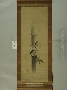 Taki-ni-suzume by Sakai Hoitsu