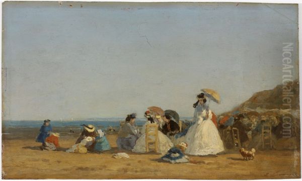 Figures on a Beach - view 1