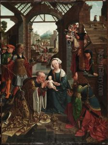 The Adoration of the Kings by Jacob Cornelisz Van Oostsanen