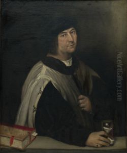 Prelate with an Hourglass by Sebastiano Del Piombo