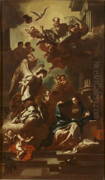 The Annunciation, Modello for Altarpiece of the Church of San Rocco - view 1