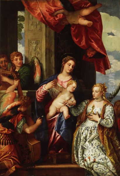 The Mystic Marriage of St. Catherine - view 1