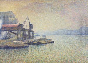 Thames Scene, the Elevator by Georges Lemmen