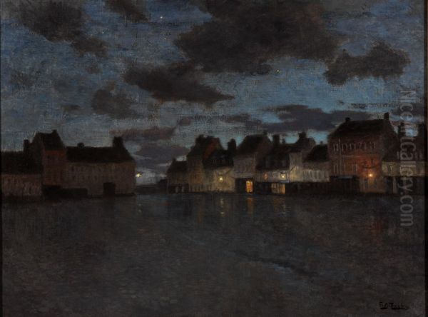 The Main Square, Montreuil (La Grande Place, Montreuil) - view 1