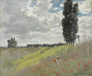 A Walk in the Meadows at Argenteuil by Claude Oscar Monet