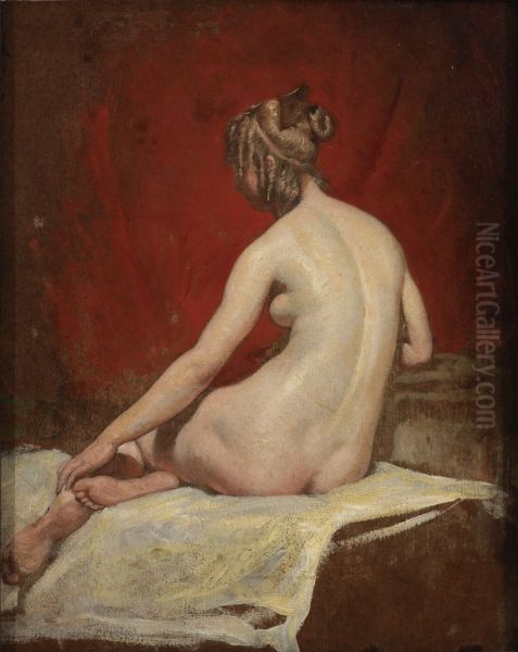 Seated Female Nude - view 1