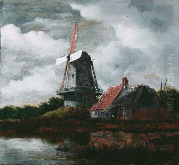 Landscape with a Farm House and Windmill - view 1