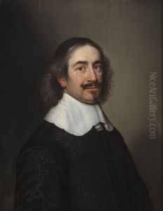 Male Portrait by Jan Van Ravesteyn