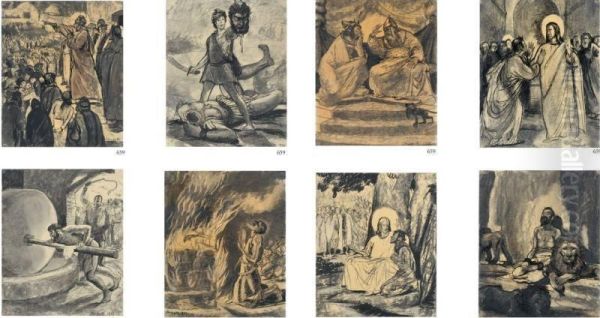 Ventidue Illustrazioni Per Il Volume Storia Sacra - view 1