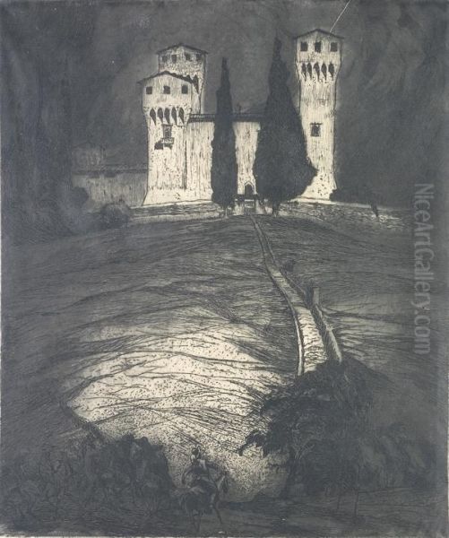 Paesaggio Con Castello Efigure - view 1