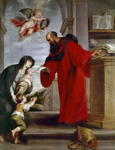 Saint Ives of Treguier, Patron of Lawyers, Defender of Widows and Orphans - view 1