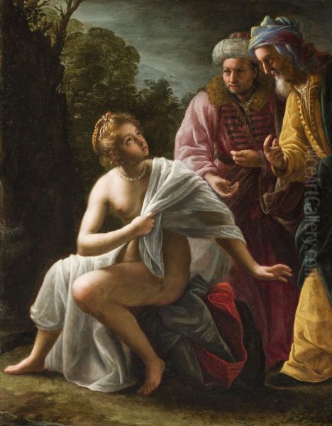 Susanna and the Elders - view 1