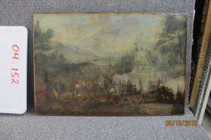 The Encampment by Philips Wouwerman