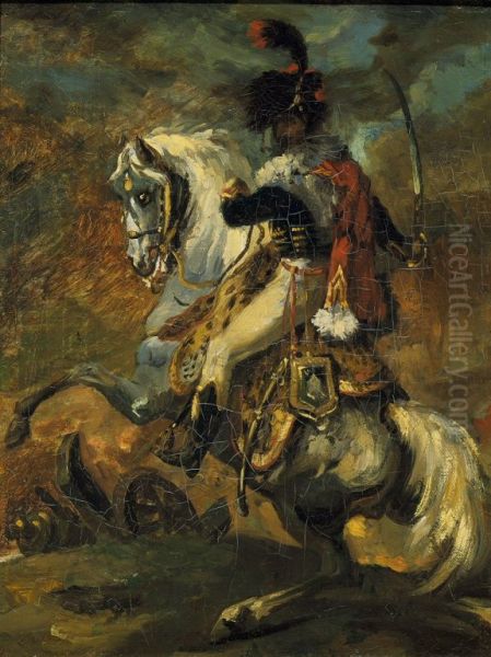 Officer of the Chasseurs of the Imperial Horse Guards - view 1