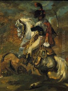 Officer of the Chasseurs of the Imperial Horse Guards by Theodore Gericault