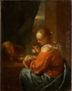Die Heilige Familie by Godfried Schalcken