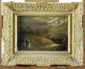 Moonlight Landscape by David Teniers the Younger