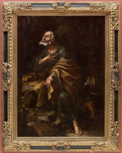 Saint Peter Repentant by Juan De Valdes Leal