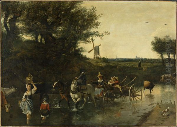 Crossing the Ford - view 1