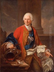 Portrait of count Heinrich von Bruhl (1700-1763) by Marcello Bacciarelli