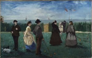 Partie de Croquet a Boulogne-sur-Mer Partie de Croquet a Boulogne-sur-Mer