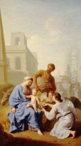Rest on the Flight into Egypt by Henri de Favanne