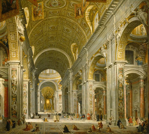 Interior of St. Peter's, Rome Interior of St. Peter's, Rome