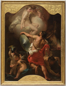 Venus Ordering Armor for Aeneas at Vulcan's Forge Venus Ordering Armor for Aeneas at Vulcan's Forge