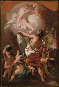Venus Ordering Armor for Aeneas at Vulcan's Forge Venus Ordering Armor for Aeneas at Vulcan's Forge