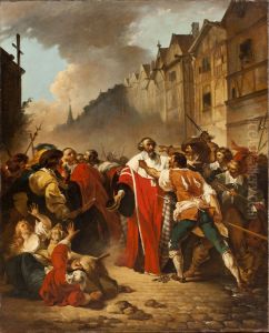Le President Mole, saisi par les factieux, au temps des guerres de la Fronde by Francois-Andre Vincent